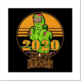 Funny Happy Halloween F U to 2020 Posters and Art